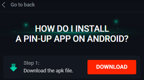 Download the Pin-Up Android APK file Download the Pin-Up Android APK file